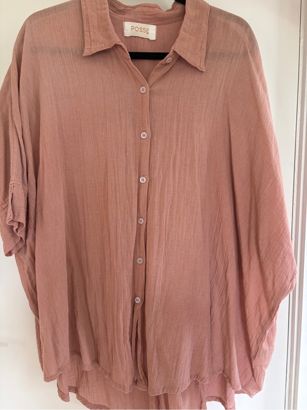 Posse Dusty Rose Button-Down Casual Shirt